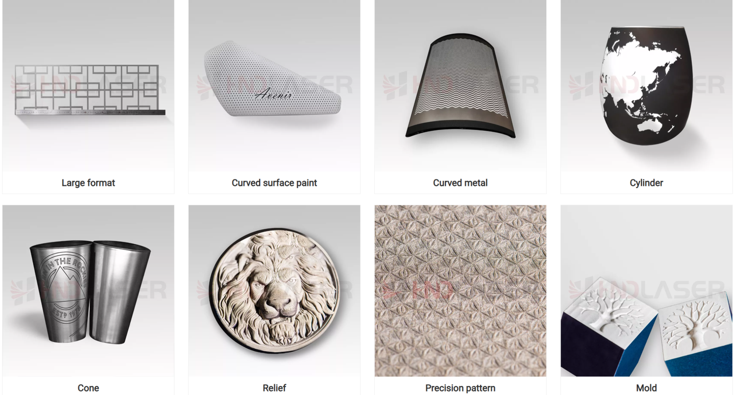 Gro&szlig;formatige Muster zur Laserbeschriftung